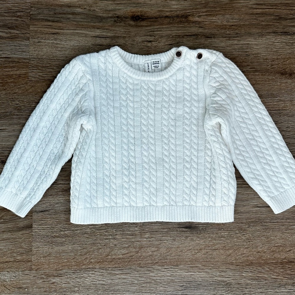 Janie and Jack Baby Cable Knit Sweater